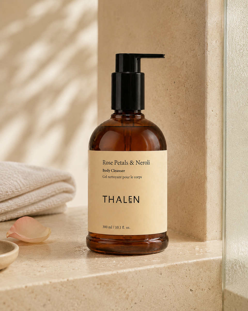 Thalen Rose Petals and Neroli Body Cleanser
